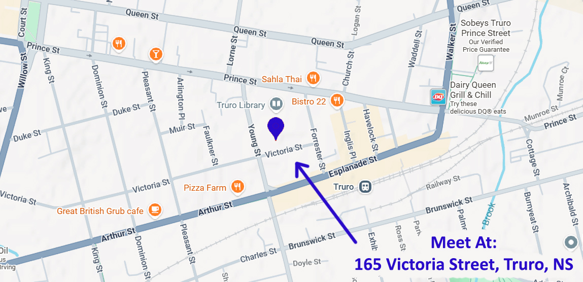 Our Meeting Location at the Truro Fire Service Building